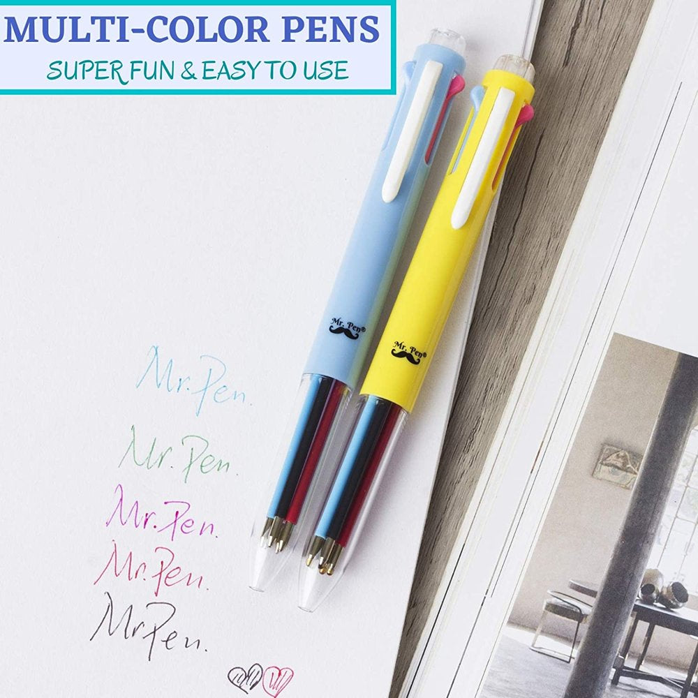Multicolor Pens, Colored Pen, 4 Pack